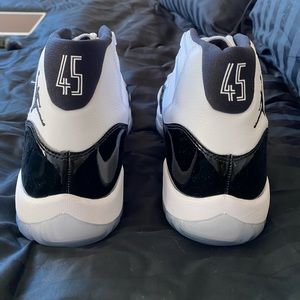 Air Force Jordan’s - White/Black Concord